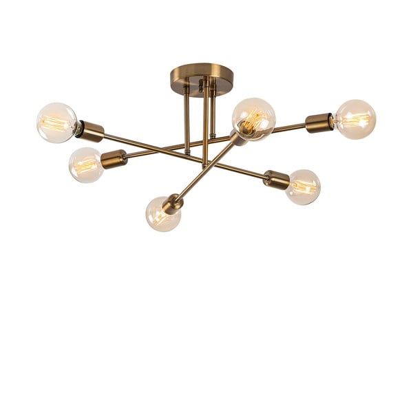 Stropní svítidlo ve zlaté barvě 64x64 cm Flower – Opviq lights-image-2