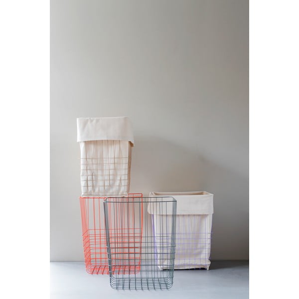 Zelený kovovo-látkový koš na prádlo 64 l Store-It – Mette Ditmer Denmark-image-4