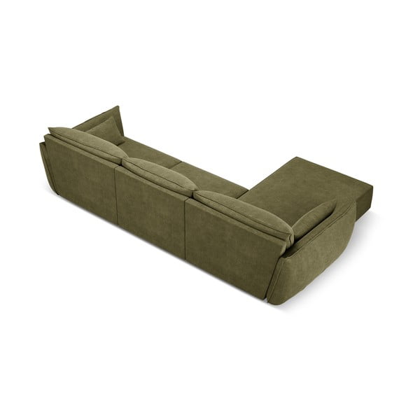 Zelená rohová pohovka (levý roh) Vanda – Mazzini Sofas-image-3