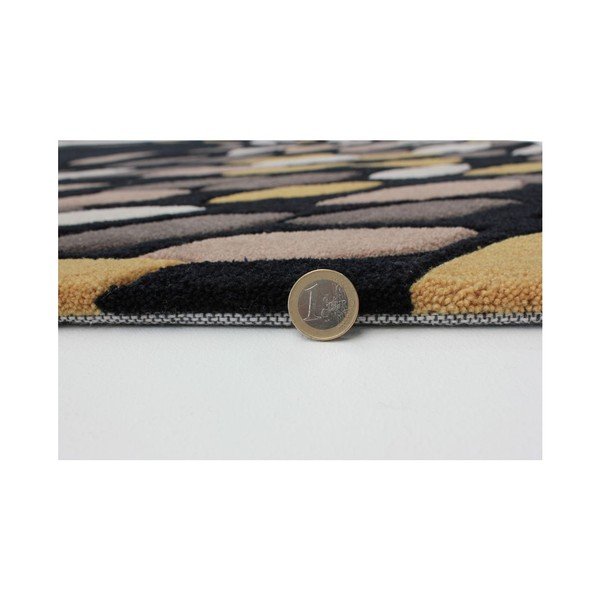 Koberec Flair Rugs Swirl Black/Gold, 160 x 230 cm-image-4