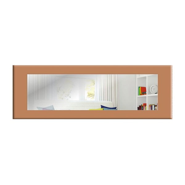 Nástěnné zrcadlo s oranžovohnědým rámem Oyo Concept Eve, 120 x 40 cm