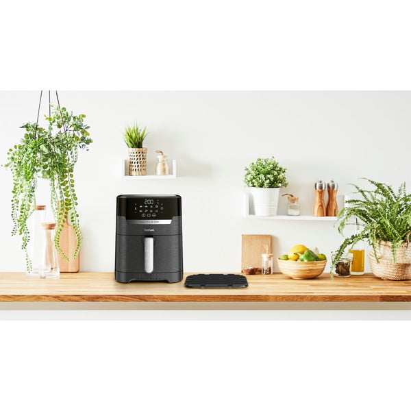 Černá horkovzdušná fritéza Easy Fry & Grill – Tefal-image-1