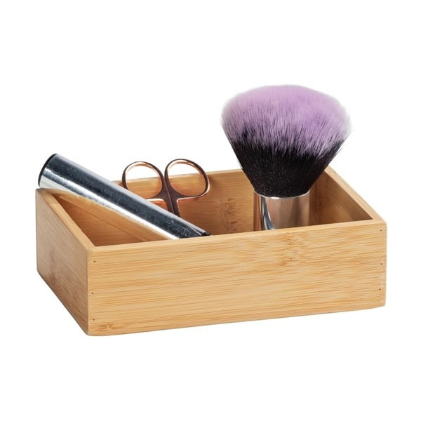 Bambusová úložná přihrádka Wenko Terra, šířka 10 cm-image-1