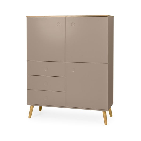 Hnědá komoda Tenzo Dot, 109 x 137 cm-image-2