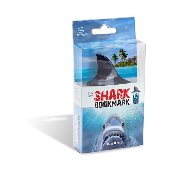 Záložka do knížky ve žraločí ploutve Thinking gifts Shark