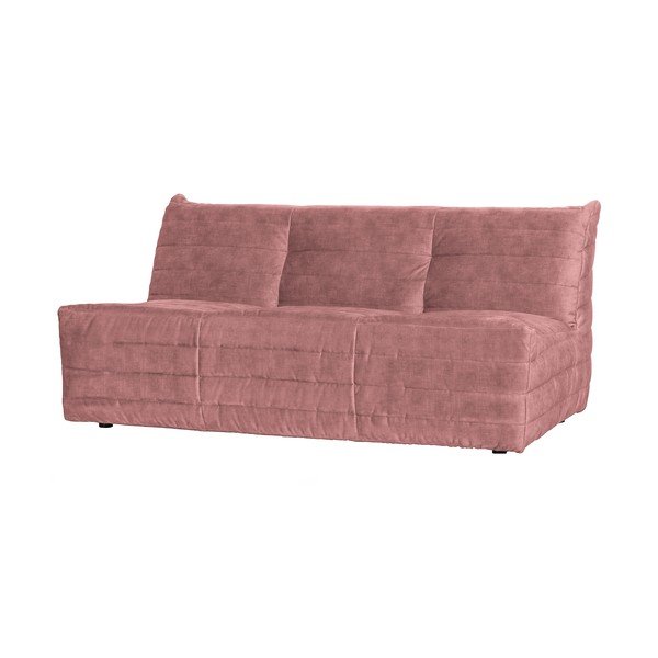 Světle růžová sametová pohovka 160 cm Bag – WOOOD-image-1