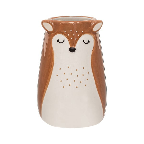 Hnědá váza z dolomitu (výška 10 cm) Deer – Sass & Belle