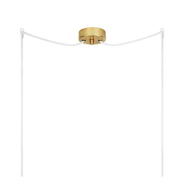 Dvojité svítídlo Dosei Elementary, opal matte/gold/white/gold-image-1