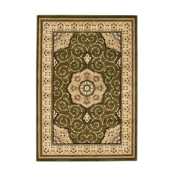 Zelený koberec Think Rugs Heritage, 120 x 170 cm