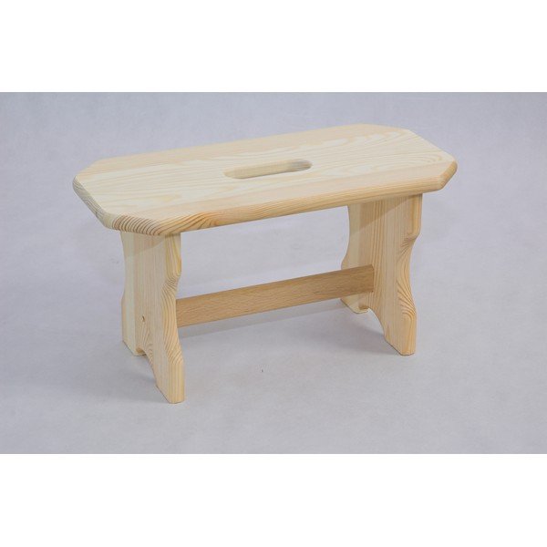 Stolička z borovicového dřeva v přírodní barvě Forte – Rojaplast-image-1