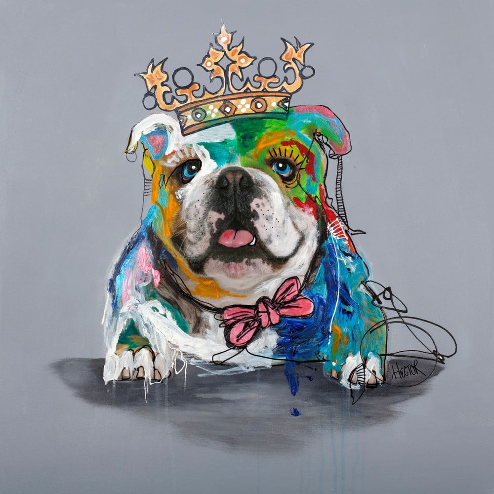 Hector Bulldog 2, 70x70 cm