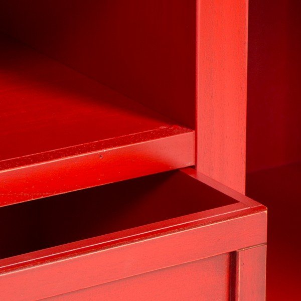 Červený TV stolek Evergreen House Credenza-image-1