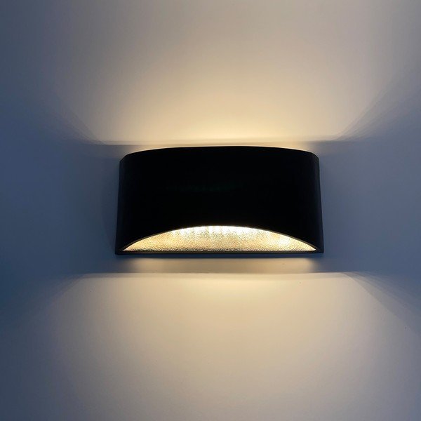 Černé LED stmívatelné nástěnné svítidlo Arles – Fischer & Honsel-image-2