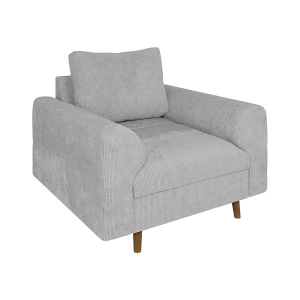 Světle šedé křeslo Ariella – Ropez