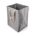 Šedý látkový koš na prádlo 53 l Laundry Hub Tweed – Rolser