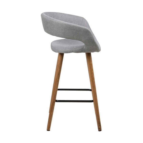 Sada 2 šedých barových židlí Gill – Actona-image-4