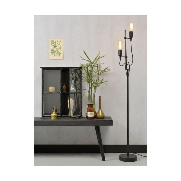 Černá stojací lampa s kovovým stínidlem (výška 152 cm) Seattle – it's about RoMi-image-2