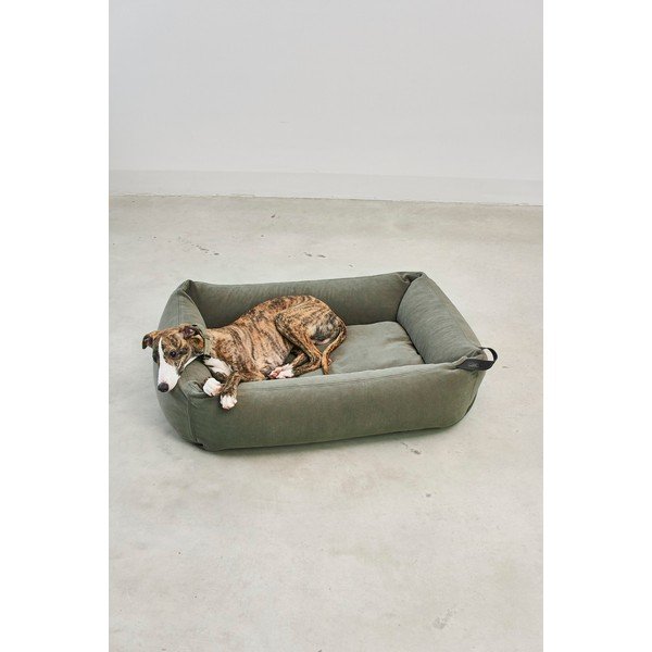 Šalvějově zelený pelíšek pro psa 120x93 cm Comodo Sage L – MiaCara-image-2