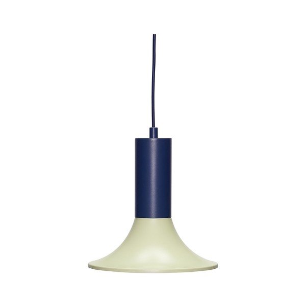 Světle zelené/tmavě modré kovové stmívatelné závěsné svítidlo ø 25 cm Luminary – Hübsch