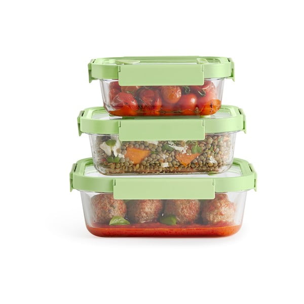 Potravinové krabičky v sadě 3 ks – Lékué-image-3