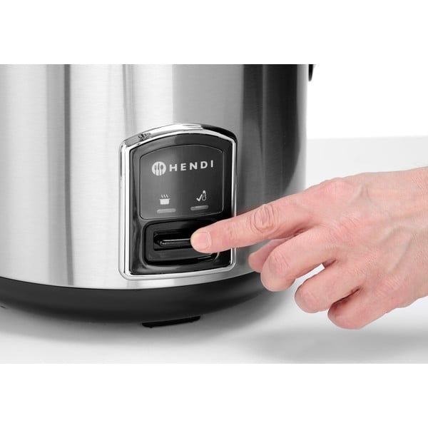 Rýžovar v černo-stříbrné barvě – Hendi-image-1