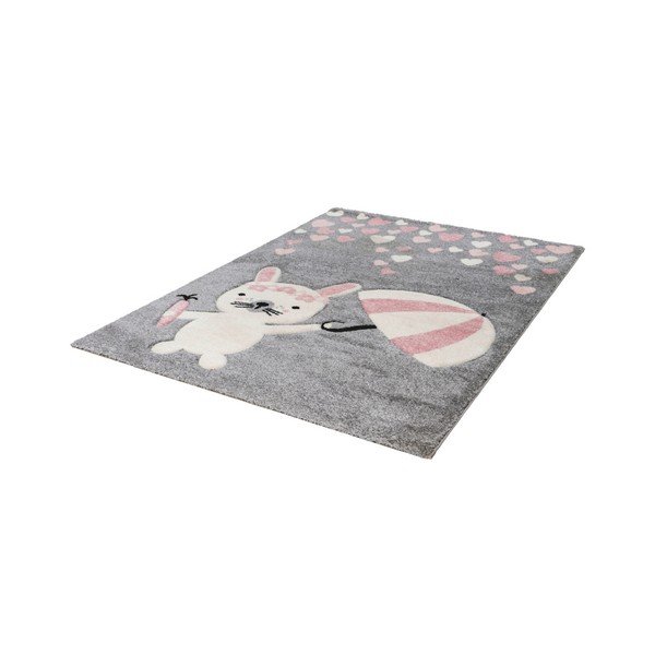 Šedý dětský koberec Kayoom Déšť, 80 x 150 cm-image-1