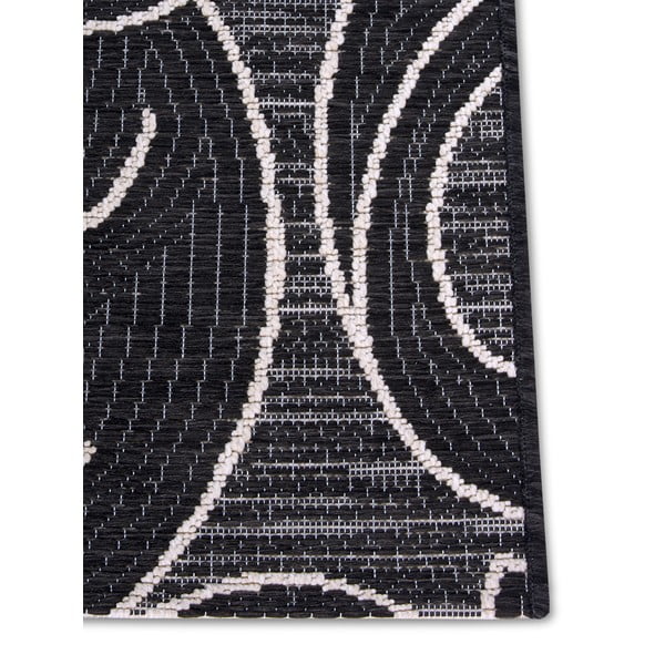 Černý venkovní koberec 194x290 cm Elina Black – Hanse Home-image-4