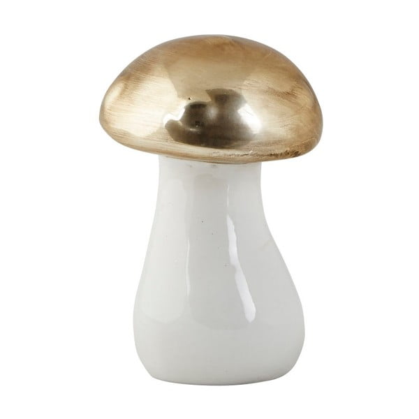 Dekorace keramická houba ve zlaté barvě KJ Collection 120 mm
