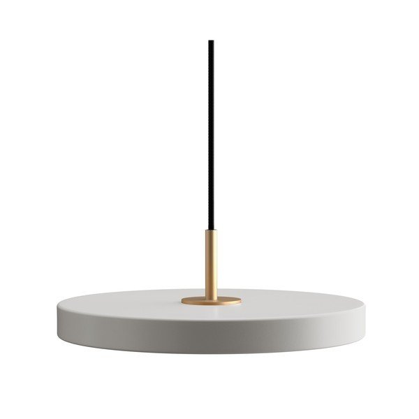 Světle šedé LED závěsné svítidlo s kovovým stínidlem ø 31 cm Asteria Mini – UMAGE