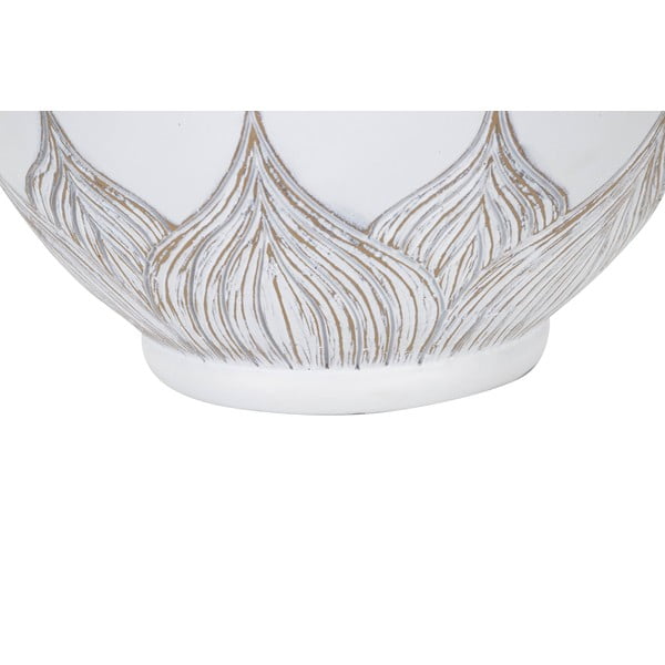 Stolní lampa s textilním stínidlem v bílo-zlaté barvě (výška 59 cm) Atene – Mauro Ferretti-image-3