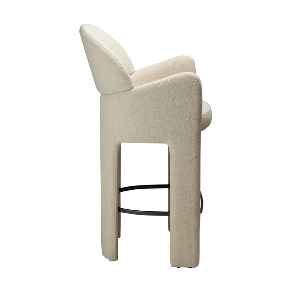 Béžová barová židle (výška sedáku 68,5 cm) Aole – DAN-FORM Denmark-image-3