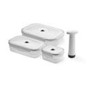 Set 3 boxů na potraviny a vakuové pumpy Compactor Food Saver
