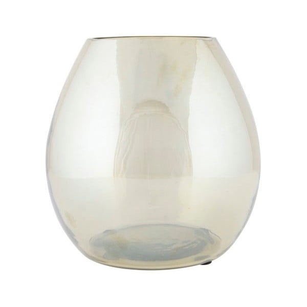 Světle zelená skleněná váza BePureHome Simple, ⌀ 20 cm