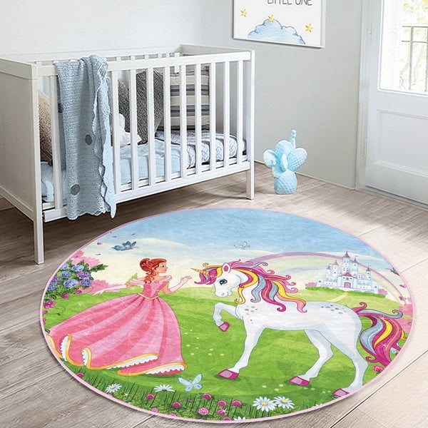Dětský koberec ø 80 cm Comfort – Mila Home-image-4