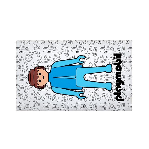 Dětský koberec s příměsí bavlny 90x137 cm Everywhere – Playmobil