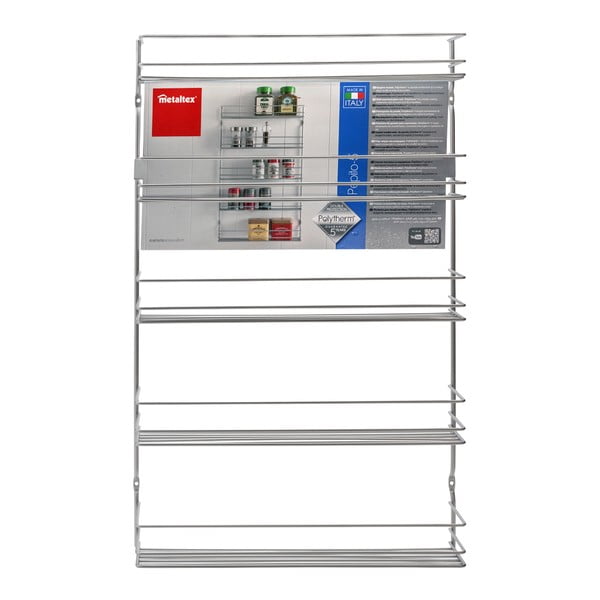 Nástěnný ocelový organizér na kořenky Pepito – Metaltex-image-2