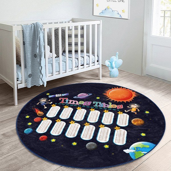 Černý dětský koberec ø 80 cm Comfort – Mila Home-image-4