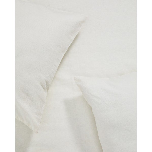 Slonovinové 3dílné povlečení na dvoulůžko/prodloužené 220x240 cm Simmel – Kave Home-image-4