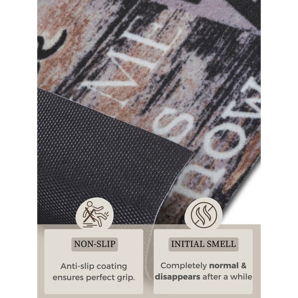 Hnědý koberec běhoun 50x150 cm Enjoy Coffee Break – Hanse Home-image-4