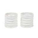 Porcelánové svícny v sadě 2 ks Ribbon – Mette Ditmer Denmark