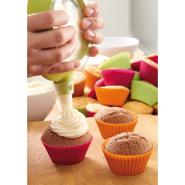Silikonové formy na muffiny v sadě 12 ks ø 7 cm – Lékué-image-2