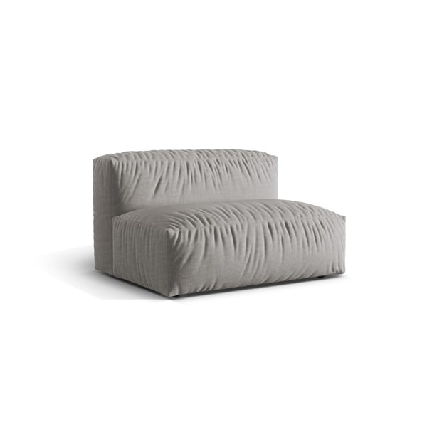 Světle šedý modul pohovky (středový díl) Martina – Micadoni Home-image-1