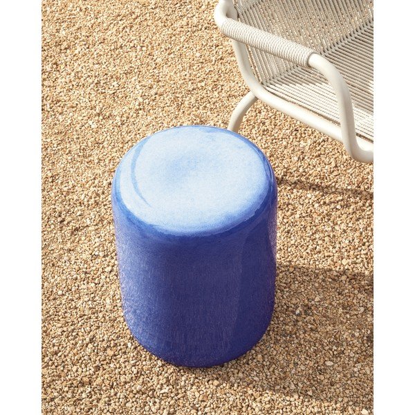 Keramický kulatý zahradní stolek ø 35 cm Mesquida – Kave Home-image-1
