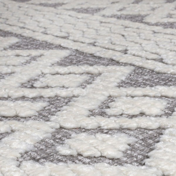 Šedý pratelný koberec 218x160 cm VERVE Jhansi - Flair Rugs-image-4