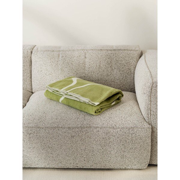 Zelená/krémová deka 150x200 cm Felu – noo.ma-image-2