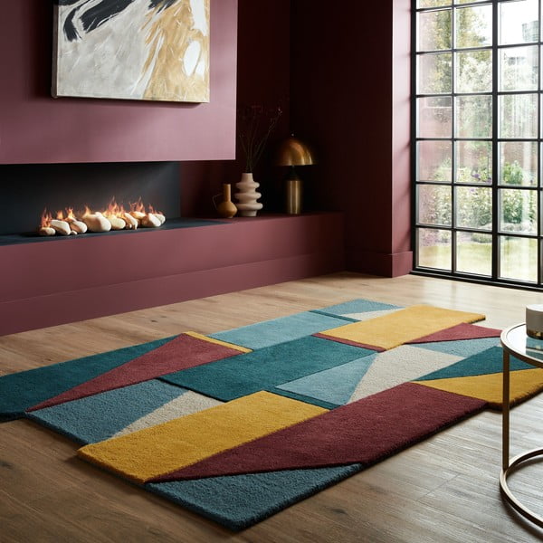 Ručně tkaný vlněný koberec 150x240 cm Shuffle Shaped – Flair Rugs-image-1