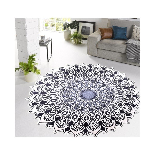 Koberec Vitaus Hargo, ⌀ 80 cm-image-1