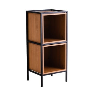 Černá knihovna v dekoru dubu 45x102 cm Skap - CustomForm
