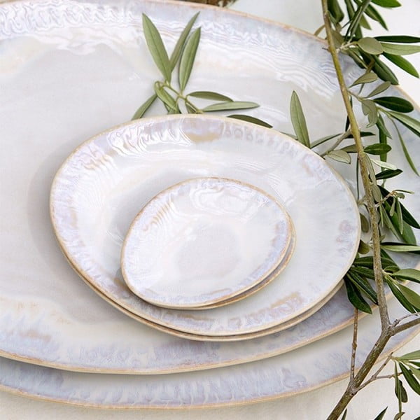 Bílý kameninový servírovací podnos Costa Nova Brisa-image-1