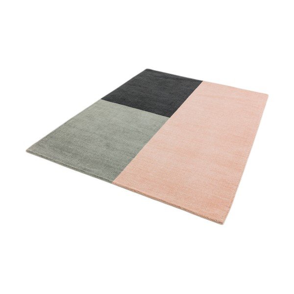 Růžovo-šedý koberec Asiatic Carpets Blox, 200 x 300 cm-image-2